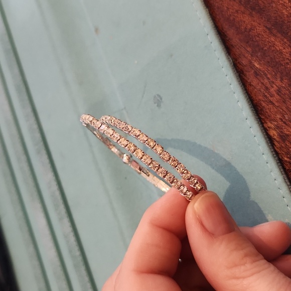 Rhinestone wrap bracelet - Picture 2 of 2